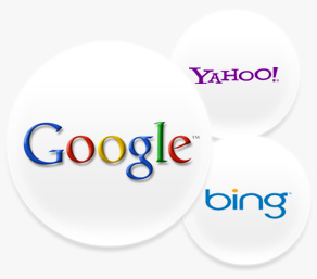 Google, Yahoo, Bing